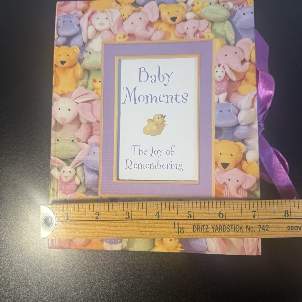 Vintage 1999 Kids/Baby Photo Album Acid free Paper Album Is 9x7 & Holds 37 Pics - Picture 5 of 9
